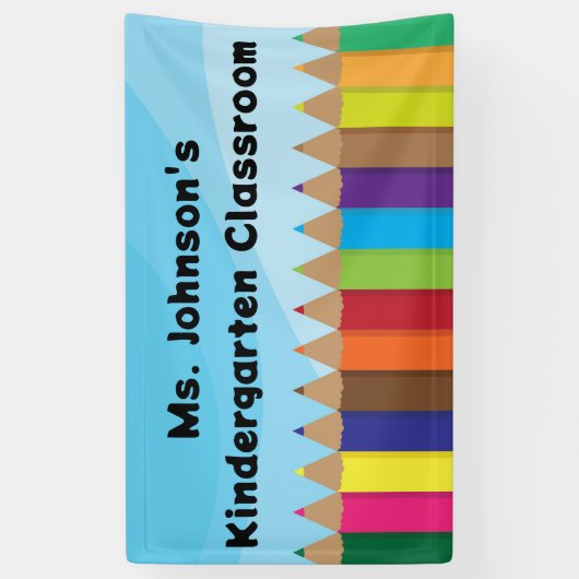 色鉛筆 横断幕 (縦)