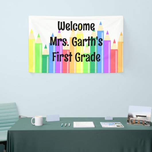 色鉛筆 横断幕 (トレードショー)