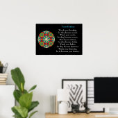 色鉛筆 – Kaleidoscopic Destiny Poster ポスター (ホームオフィス)