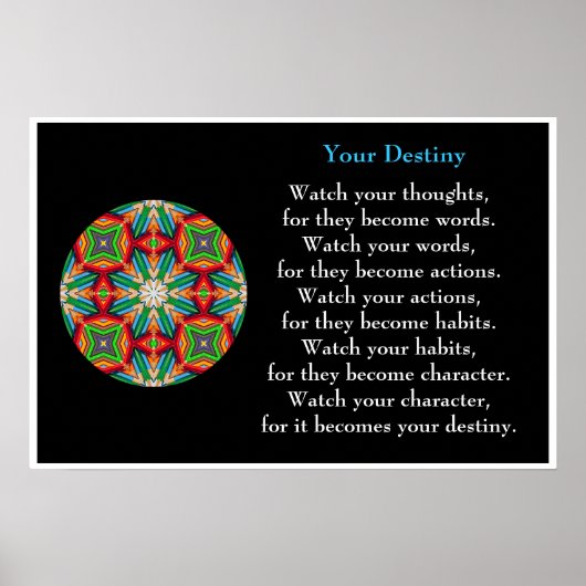 色鉛筆 – Kaleidoscopic Destiny Poster ポスター (正面)