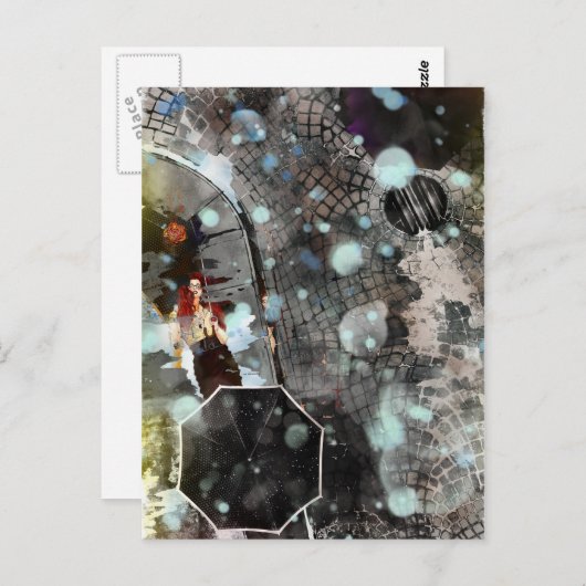 色雨 ポストカード (正面/裏面)