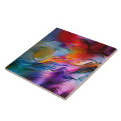 「色電流」コンテンポラリー抽象芸術 タイル (側面)