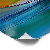 「色電流」コンテンポラリー抽象芸術 ポスター (コーナー)