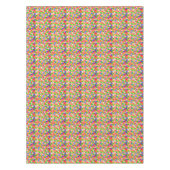 色飾イースターエッグパーティーテーブルクロス テーブルクロス (正面)