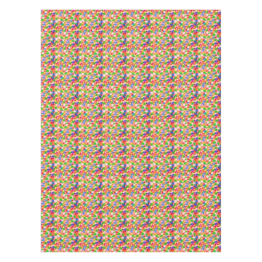 色飾イースターエッグパーティーテーブルクロス テーブルクロス (正面)