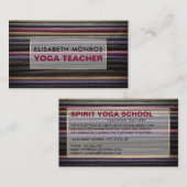 色香ヨガ先生 名刺 (正面/裏面)