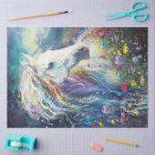 色馬の川 薄葉紙 (クラフト)