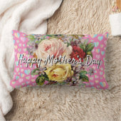 色鮮やかで上品な母の日のクッション ランバークッション (ブランケット)