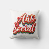 色鮮やかなアンチ社会 クッション (正面)