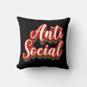 色鮮やかなアンチ社会 クッション (正面)