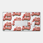 色鮮やかなアンチ社会 デスクマット (キーボード&マウス)