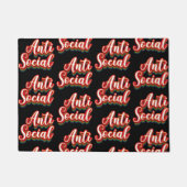 色鮮やかなアンチ社会 ドアマット (正面)