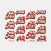 色鮮やかなアンチ社会 ドアマット (正面)