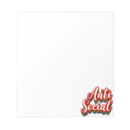 色鮮やかなアンチ社会 ノートパッド