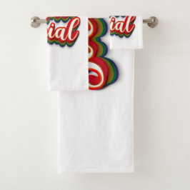 色鮮やかなアンチ社会 バスタオルセット