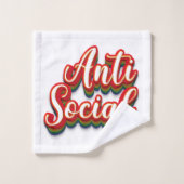 色鮮やかなアンチ社会 バスタオルセット (ウォッシュタオル)