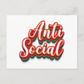 色鮮やかなアンチ社会 ポストカード (正面)