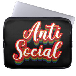 色鮮やかなアンチ社会 ラップトップスリーブ