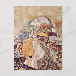 色鮮やかなキルトベビー ポストカード