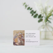 色鮮やかなキルトベビー 名刺 (スタンド正面)