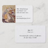 色鮮やかなキルトベビー 名刺 (正面/裏面)