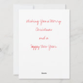 色鮮やかなクリスマスのオーナメント シーズンカード (裏面)