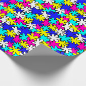 色鮮やかなスポットラッピング紙 ラッピングペーパー