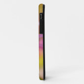 色鮮やかな多肉植物の花のぼやけた画像 Case-Mate iPhoneケース (裏面/左)