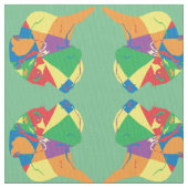 色鮮やかな大きな色合い ファブリック (クローズアップ)