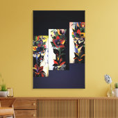 色鮮やかな婦人 キャンバスプリント (インサイチュ (リビング))