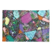 色鮮やかな抽象芸術型枠第11条 枕カバー (裏面)