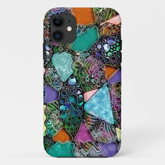 色鮮やかな抽象芸術型枠第11条 Case-Mate iPhoneケース (裏面)
