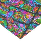 色鮮やかな抽象芸術型枠10 ショートテーブルランナー (コーナー)