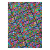 色鮮やかな抽象芸術型枠10 テーブルクロス (正面)