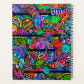 色鮮やかな抽象芸術型枠10 プランナー手帳 (裏面)