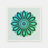 色鮮やかな花アートギフトドーターママボス2026 スタンダードカクテルナプキン (正面)