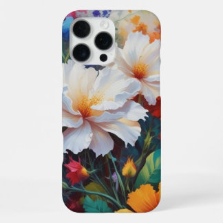 色鮮やかな贈り物: あらゆる場面にぴったりな華やかな花柄 iPhone 16 PRO MAXケース