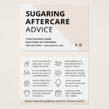 色鮮やかな髪の抜け落としアフターケアカード 