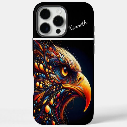 色鮮やかな鷲の目 Case-Mate iPhoneケース (裏面)