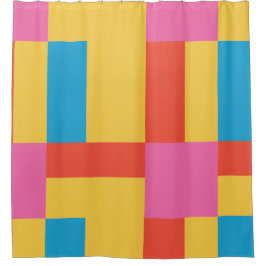 色鮮やかの付勢 シャワーカーテン