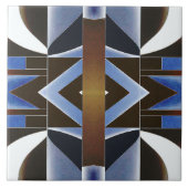 色鮮やかの数々のクラシック幾何学模様 タイル (正面)