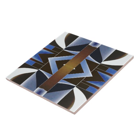 色鮮やかの数々のクラシック幾何学模様 タイル (側面)