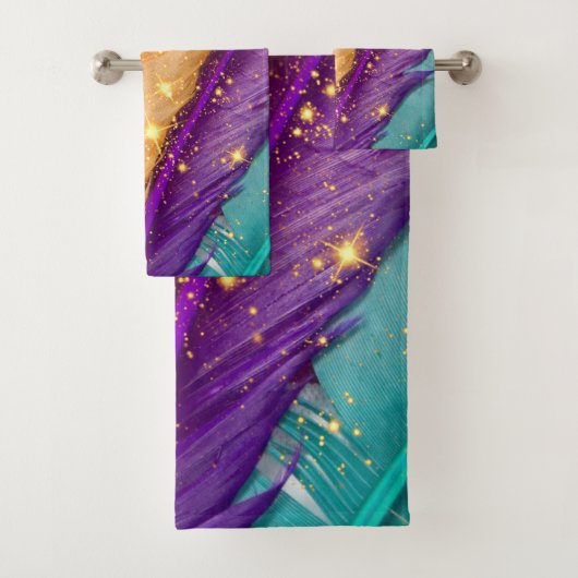 色鮮やかの羽 バスタオルセット (インサイチュ)