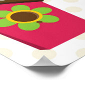 色鮮やかの鳥小屋 ポスター (角)