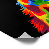 色鮮やかキリン ポスター (角)