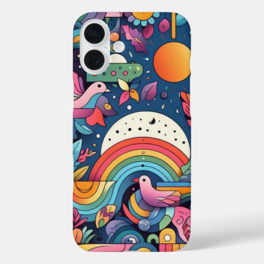 色鮮やかデザイン Case-Mate iPhoneケース (裏面)