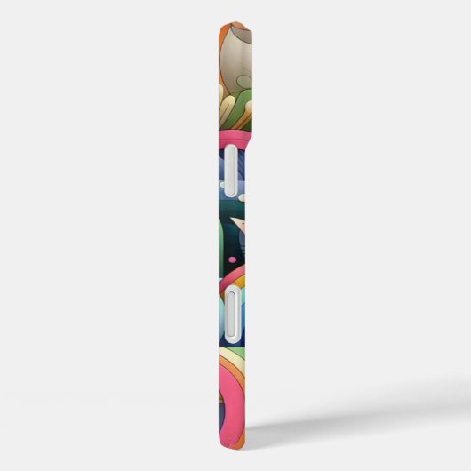 色鮮やかデザイン Case-Mate iPhoneケース (裏面 / 右)