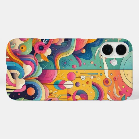 色鮮やかデザイン Case-Mate iPhoneケース (裏面 (横))