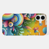 色鮮やかデザイン iPhoneケース (裏面横)