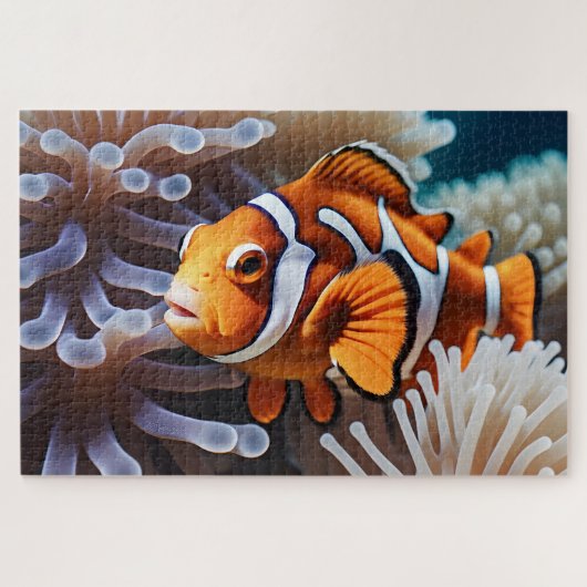 色鮮やかピエロ魚 ジグソーパズル (横)